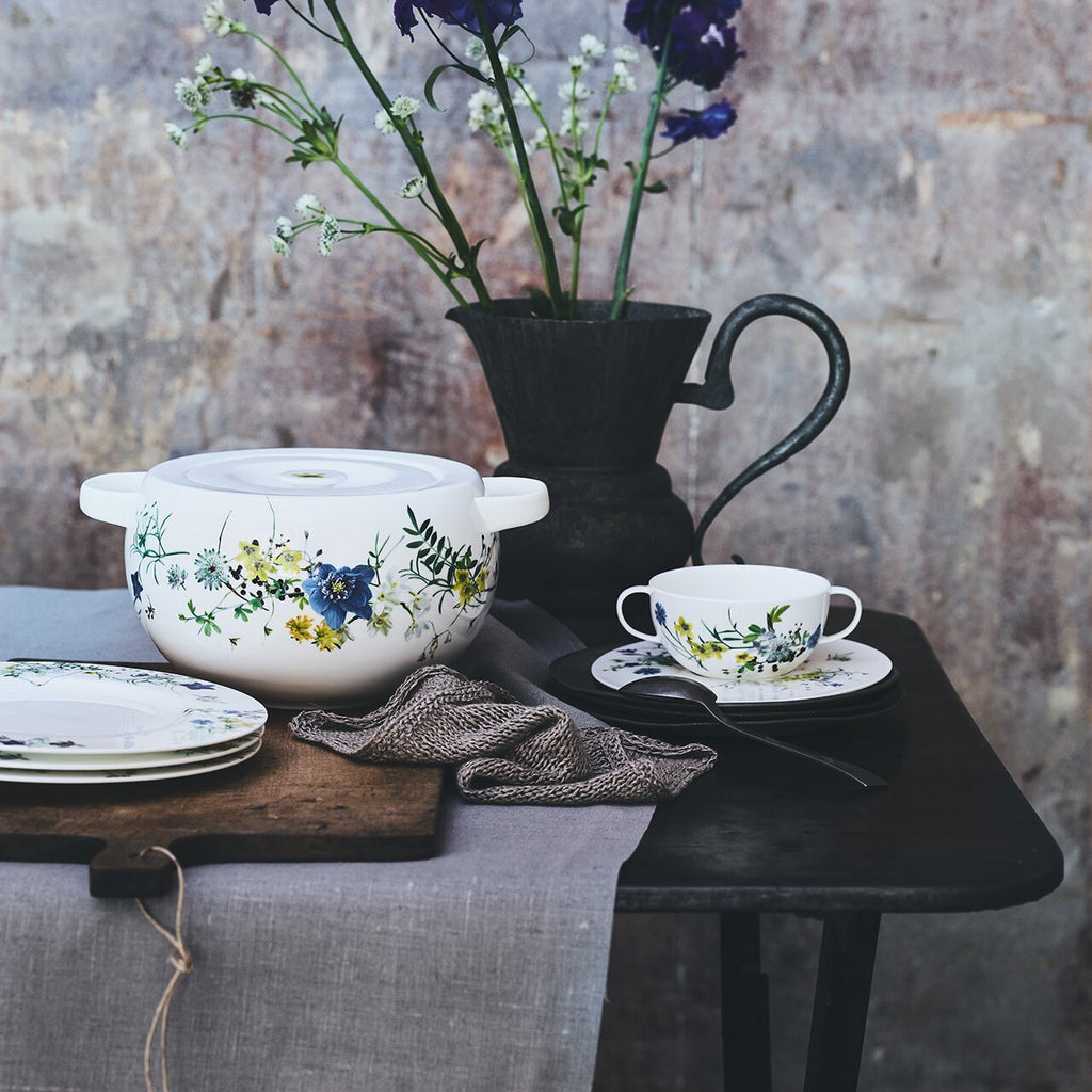 Rosenthal Brillance Fleurs des Alpes Schüssel mit Deckel
