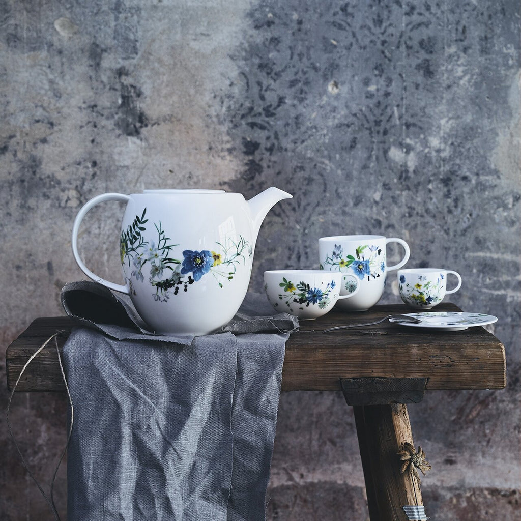 Rosenthal Brillance Fleurs des Alpes Tee-/Cappuccino Ob.