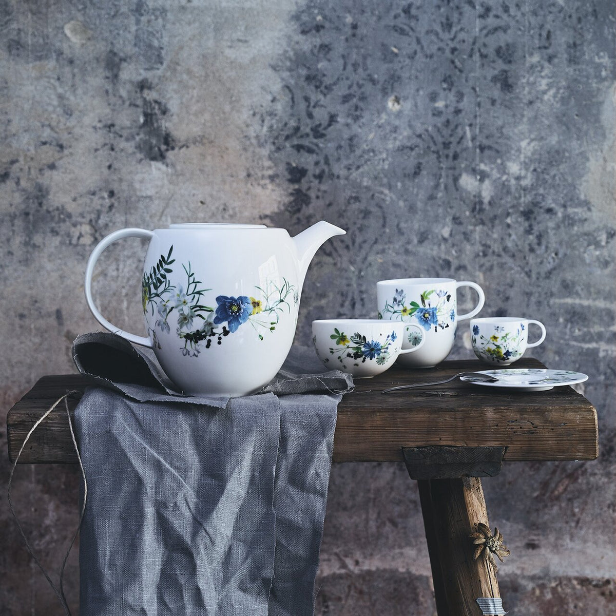 Rosenthal Brillance Fleurs des Alpes Tee-/Cappuccino Ob.